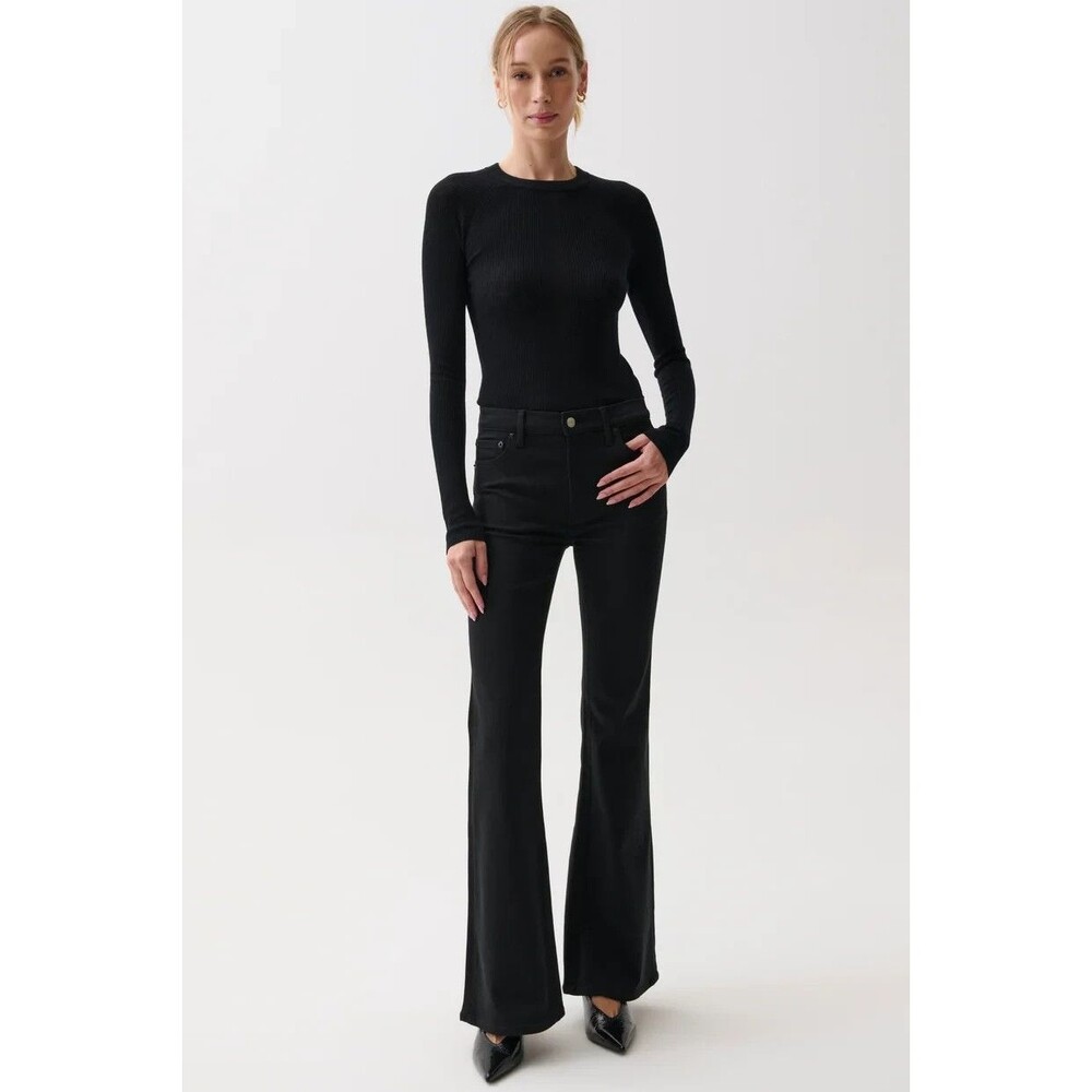 Pistola Kinsley Ultra Flare Jeans Black
